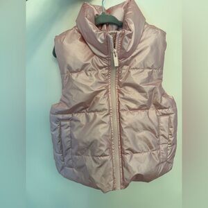 Abercrombie Kids Light Pink Fleece Jacket Vest